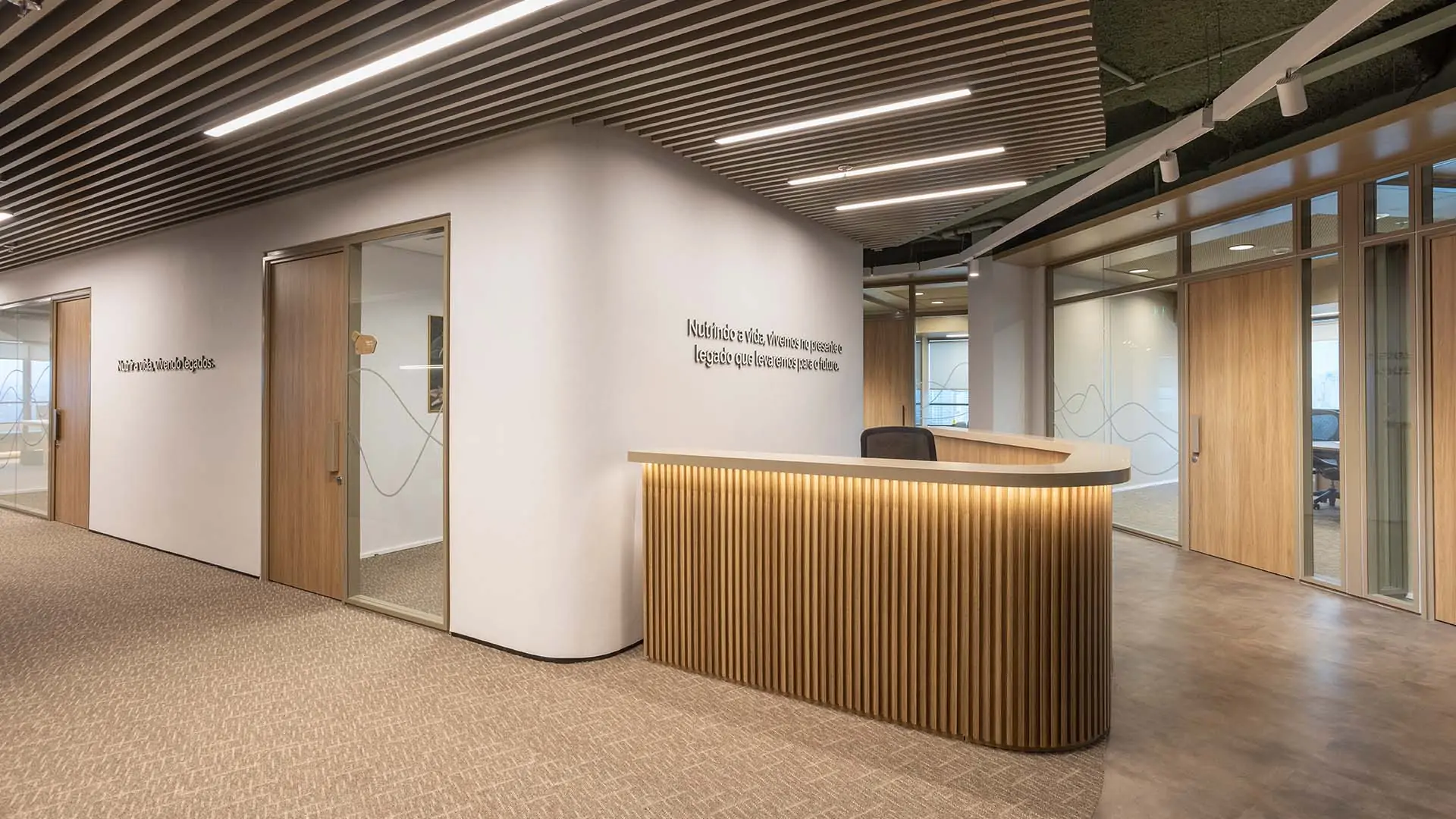 Recepção da empresa